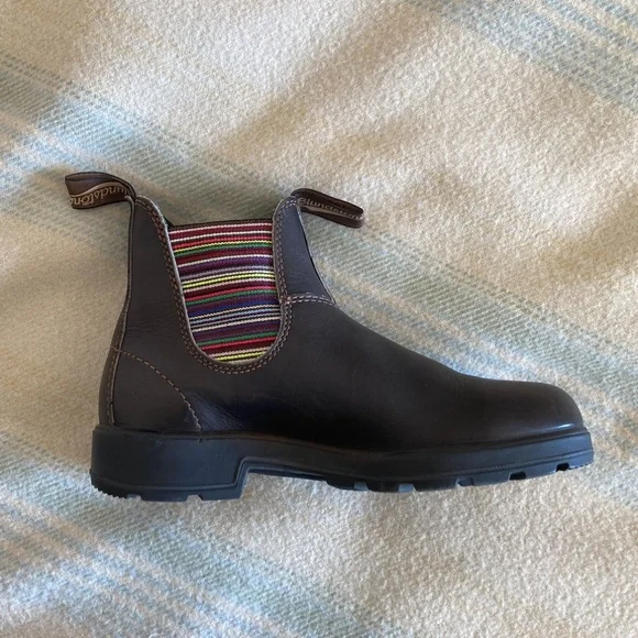 Blundstone Chelsea #1409 Stout Brown/Stripes size 7.5 Womens - Picture 3 of 11